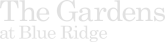 The Gardens at Blue Ridge logo text